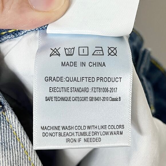 Fredd Marshall Men's Distressed Jeans Sz 30 Light Wash Ripped Slim Fit Straight - Picture 7 of 7